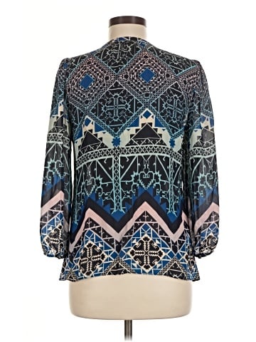 Leifsdottir Long Sleeve Silk Top (view 2)