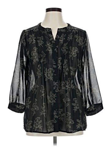 Angela Plus 3/4 Sleeve Blouse (view 1)
