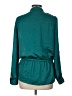MICHAEL Michael Kors 100% Polyester Teal Long Sleeve Blouse Size L - photo 2