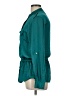 MICHAEL Michael Kors 100% Polyester Teal Long Sleeve Blouse Size L - photo 5