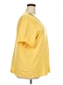 Bay Studio 100% Cotton Yellow Short Sleeve Blouse Size 3X - photo 4