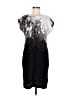 Assorted Brands Graphic Gray Casual Dress Size 8 - photo 1