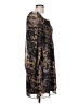 BCBG Paris 100% Polyester Floral Black Cocktail Dress Size L - photo 4