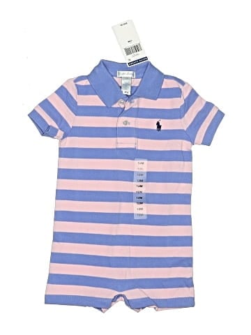 Ralph Lauren Short Sleeve Onesie (view 1)