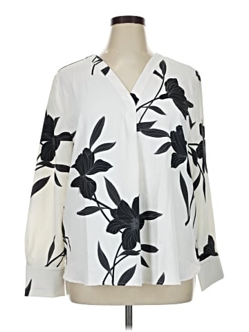 Ann Taylor Long Sleeve Blouse (view 1)