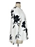 Ann Taylor 100% Polyester Floral Ivory Long Sleeve Blouse Size XL - photo 4