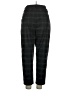 A New Day Plaid Black Casual Pants Size 14 - photo 2