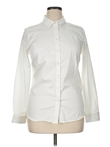 Banana Republic Factory Store Long Sleeve Button-Down Shirt (view 1)