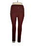 Lululemon Athletica Solid Burgundy Active Pants Size 14 - photo 2