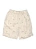 Uniqlo 100% Cotton Graphic Ivory Cargo Shorts Size 7 - 8 - photo 1