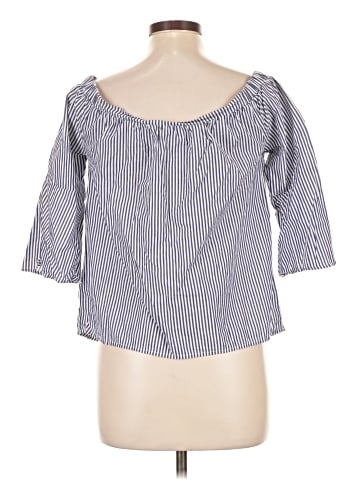 Blue Rain 3/4 Sleeve Blouse (view 2)