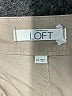 Ann Taylor LOFT Solid Tan Khaki Shorts Size 10 - photo 3