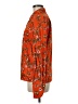 Tory Burch Floral Orange Long Sleeve Blouse Size 8 - photo 5