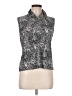 Rafael 100% Polyester Silver Sleeveless Blouse Size M - photo 1