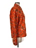 Tory Burch Floral Orange Long Sleeve Blouse Size 8 - photo 4