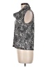 Rafael 100% Polyester Silver Sleeveless Blouse Size M - photo 5