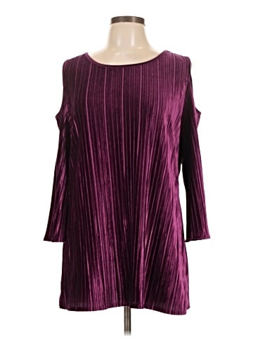 Dennis by Dennis Basso Long Sleeve Blouse (view 1)