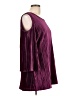 Dennis by Dennis Basso Burgundy Long Sleeve Blouse Size L - photo 4