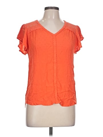 John Paul Richard Short Sleeve Blouse (view 1)