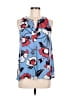 dalia 100% Polyester Blue Tank Top Size M - photo 1