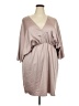 ASOS 100% Polyester Gray Casual Dress Size 18 - photo 1