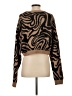 BP. Animal Print Brown Pullover Sweater Size S - photo 2