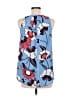 dalia 100% Polyester Blue Tank Top Size M - photo 2