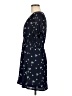 Aqua 100% Polyester Floral Blue Casual Dress Size M - photo 5