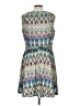 AB Studio Print Teal Casual Dress Size 12 - photo 2