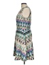 AB Studio Print Teal Casual Dress Size 12 - photo 5