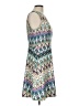 AB Studio Print Teal Casual Dress Size 12 - photo 4