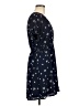 Aqua 100% Polyester Floral Blue Casual Dress Size M - photo 4