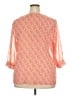 Talbots Outlet Orange 3/4 Sleeve Blouse Size 2X - photo 2