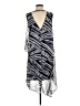 Dana Buchman 100% Polyester Graphic Blue Cocktail Dress Size 8 - photo 2