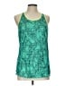 Nike 100% Polyester Green Active Tank Size L - photo 1