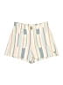Roxy Stripes Ivory Shorts Size S - photo 1