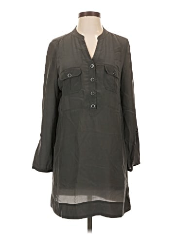 Fossil 3/4 Sleeve Silk Top (view 1)