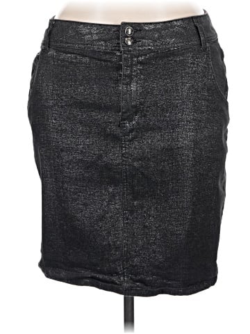 Lane Bryant Denim Skirt (view 1)