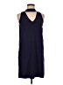 Milly Solid Blue Casual Dress Size M - photo 1