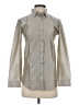 Unbranded Metallic Gray Long Sleeve Button-Down Shirt Size XS (estimated) - photo 1
