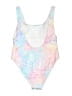 Xhilaration Tie-dye Pink One Piece Swimsuit Size L - photo 2