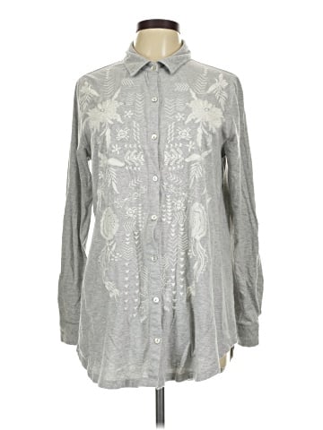 Soft Surroundings Long Sleeve Button-Down Shirt (view 1)
