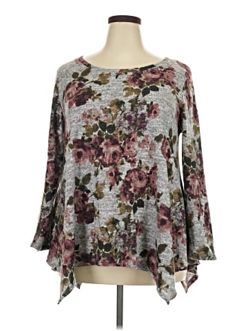Green Envelope 3/4 Sleeve Blouse (view 1)