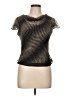 Rafaella Black Short Sleeve Top Size 10 Petite - photo 1