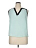 BCX Teal Sleeveless Blouse Size XL - photo 1