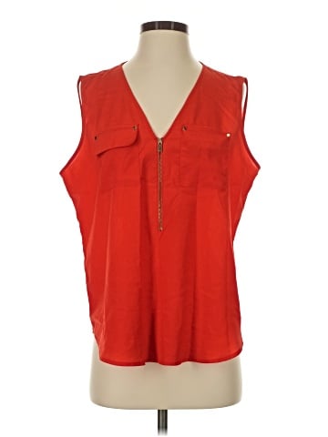 Calvin Klein Sleeveless Blouse (view 1)