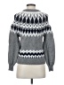 Ann Taylor Chevron-herringbone Gray Pullover Sweater Size XXS (petite) - photo 2