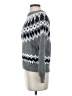 Ann Taylor Chevron-herringbone Gray Pullover Sweater Size XXS (petite) - photo 5