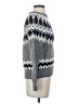 Ann Taylor Chevron-herringbone Gray Pullover Sweater Size XXS (petite) - photo 4