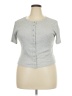 KATCH ME Gray Short Sleeve Top Size 4XL/5XL - photo 1